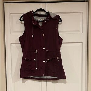 YMI Maroon Sleeveless Vest